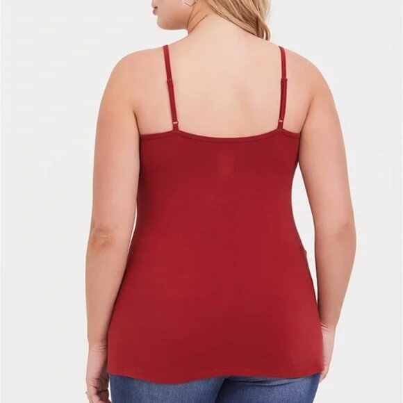 Torrid Cami Top Foxy 5X Fitted Layering Tee Plus Size Scoop Neck Shirt Tee (28) - Picture 2 of 3